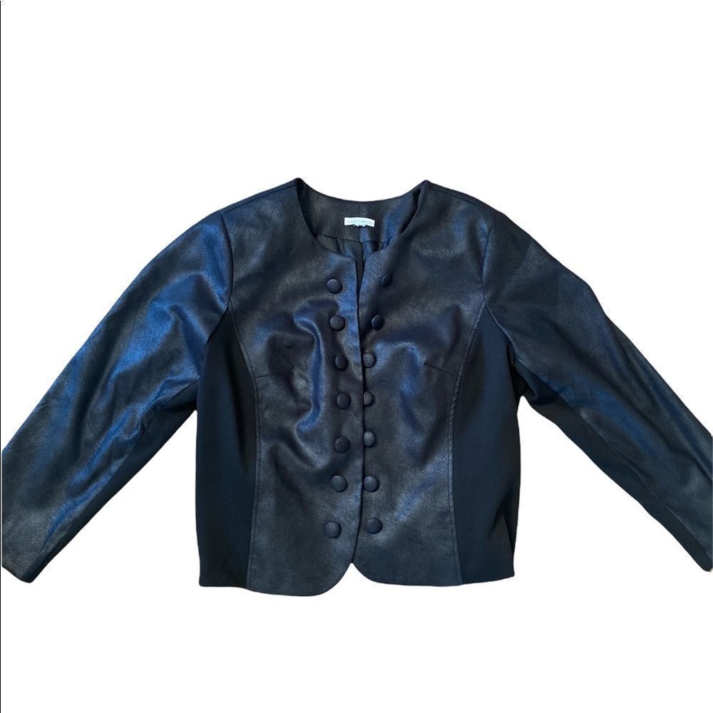 Vintage Fashion Bug Size XL Faux Leather Jacket